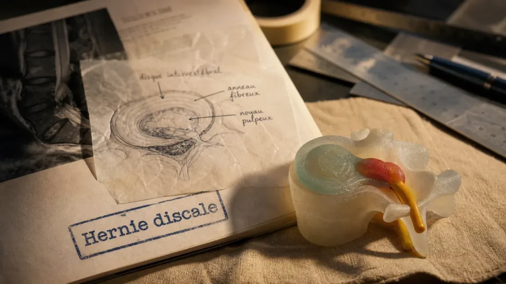 Hernie discale protrusive : protrusion ou hernie discale sur IRM