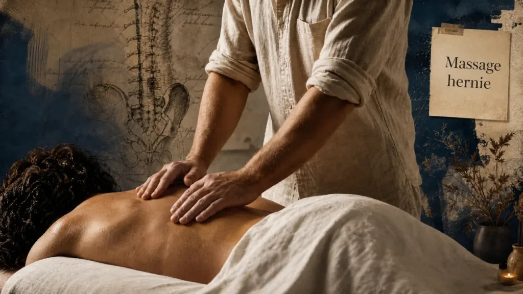 Massage hernie discale pour soulager sans appuyer sur le nerf