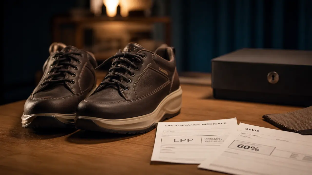 Chaussures orthopédiques remboursement 60% ou 100% : reste à charge à vérifier