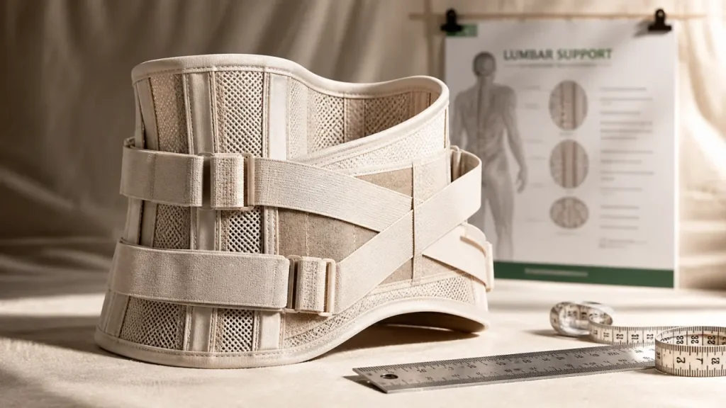 Corset medical lombaire semi-rigide : maintien ou immobilisation