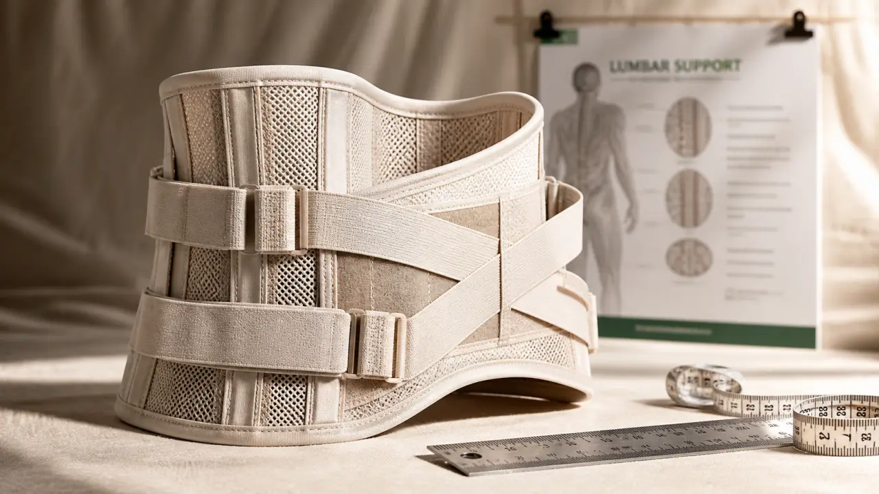 Corset medical lombaire semi-rigide : maintien ou immobilisation