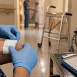 Maison de convalescence apres chirurgie : soins, pansement, déambulateur