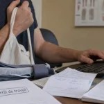 Tendinite épaule : arrêt de travail au bureau