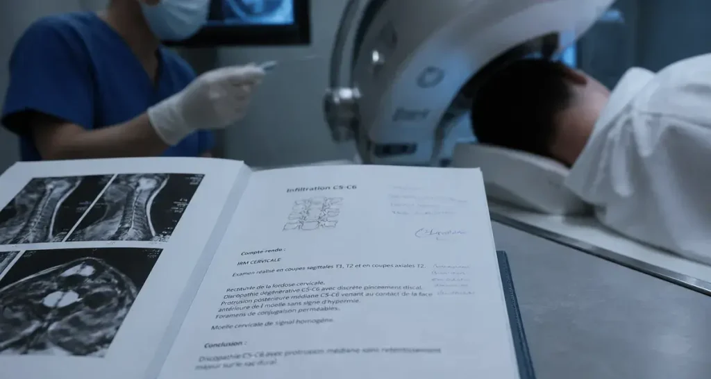 Infiltration cervicale C5-C6 : infiltration cervicale c5 c6 avis, radiologue et dossier patient