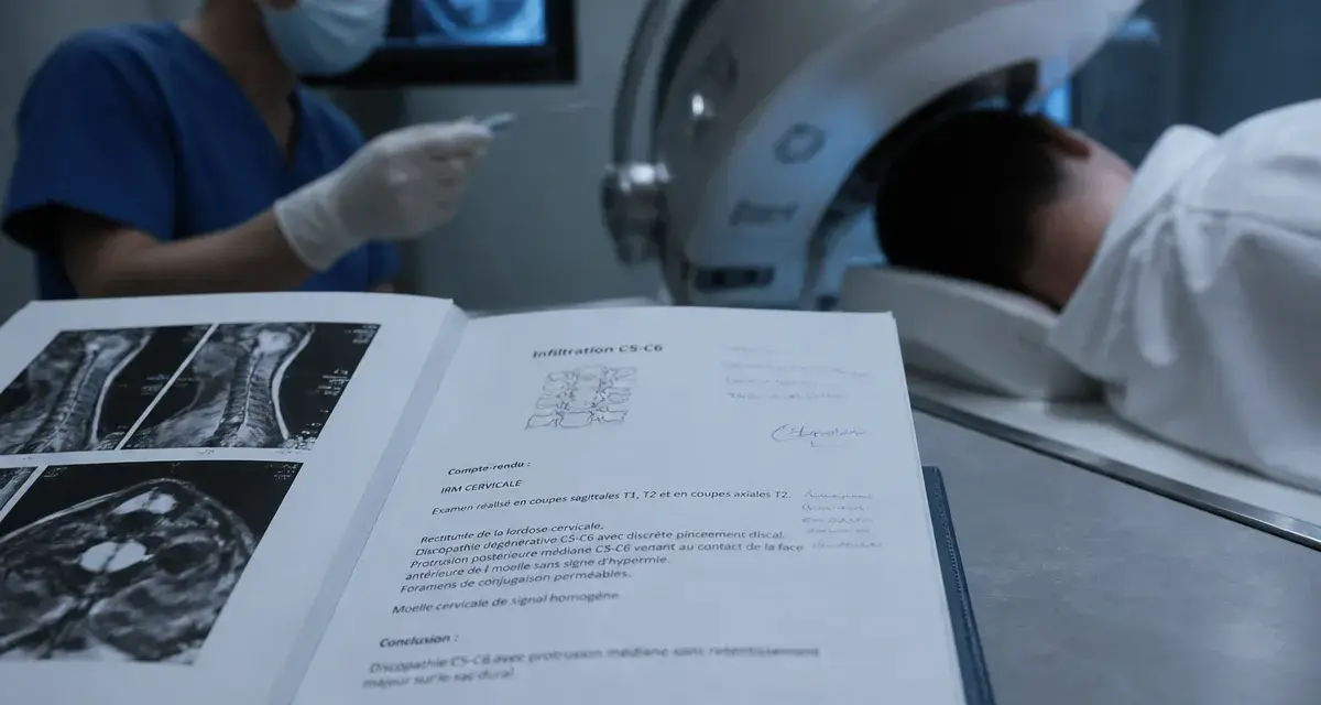 Infiltration cervicale C5-C6 : infiltration cervicale c5 c6 avis, radiologue et dossier patient