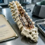 Arthrodese : fusion vertébrale, modèles et matériel chirurgical