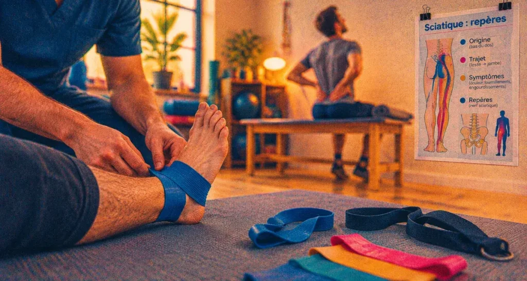 Combien de séance de kiné pour une sciatique : exercices de mobilité lombaire