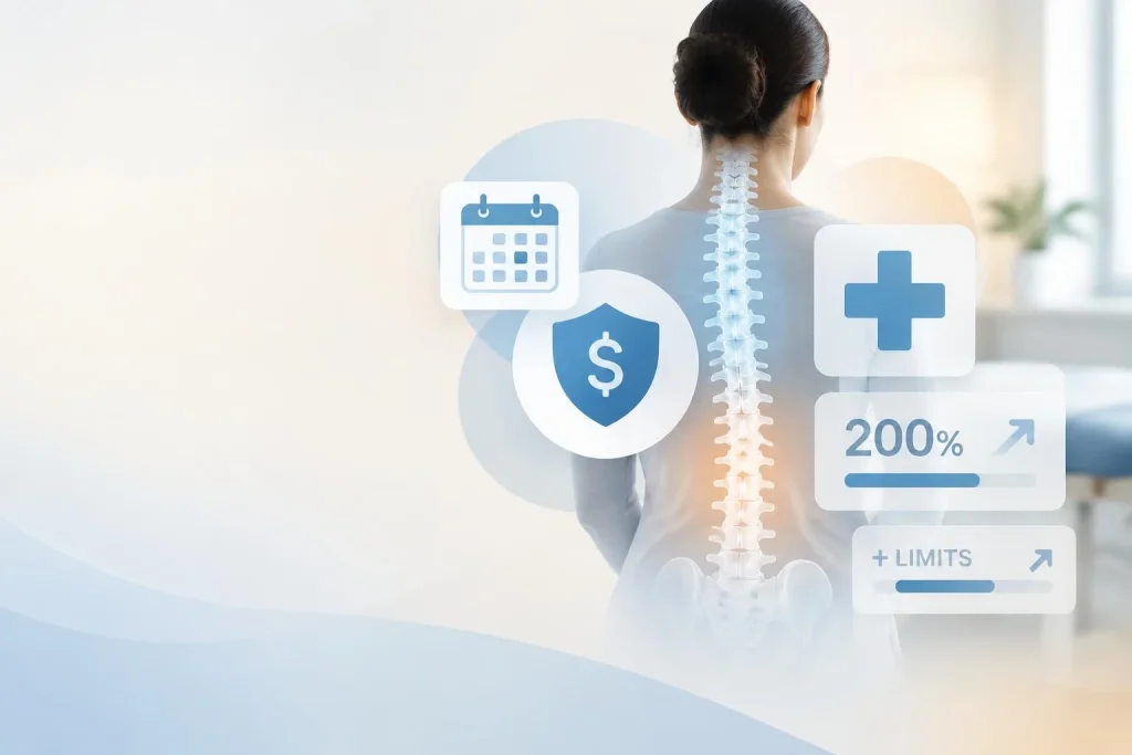 Couverture santé pour le rachis : 200 % et plafonds