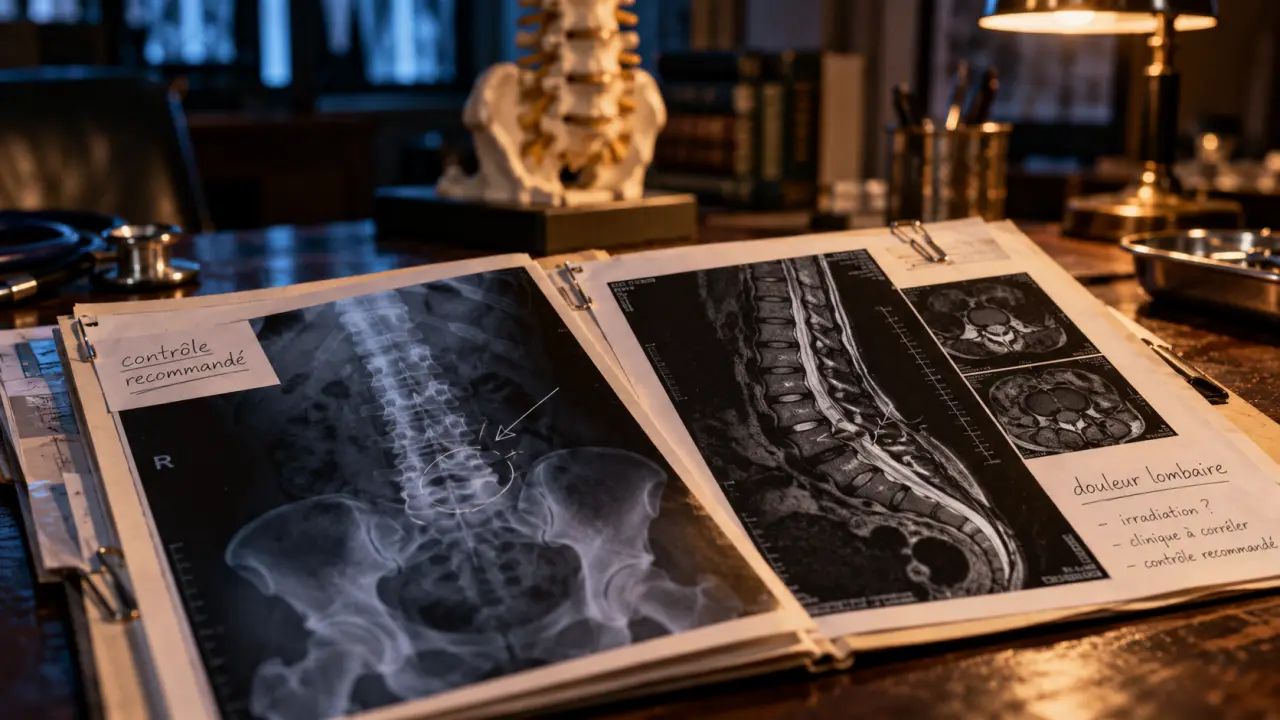 Douleur colonne vertebrale cancer : dossier médical et imagerie