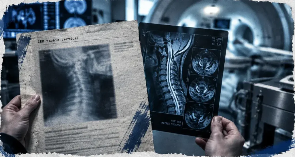 IRM rachis cervical : disques, nerfs et moelle
